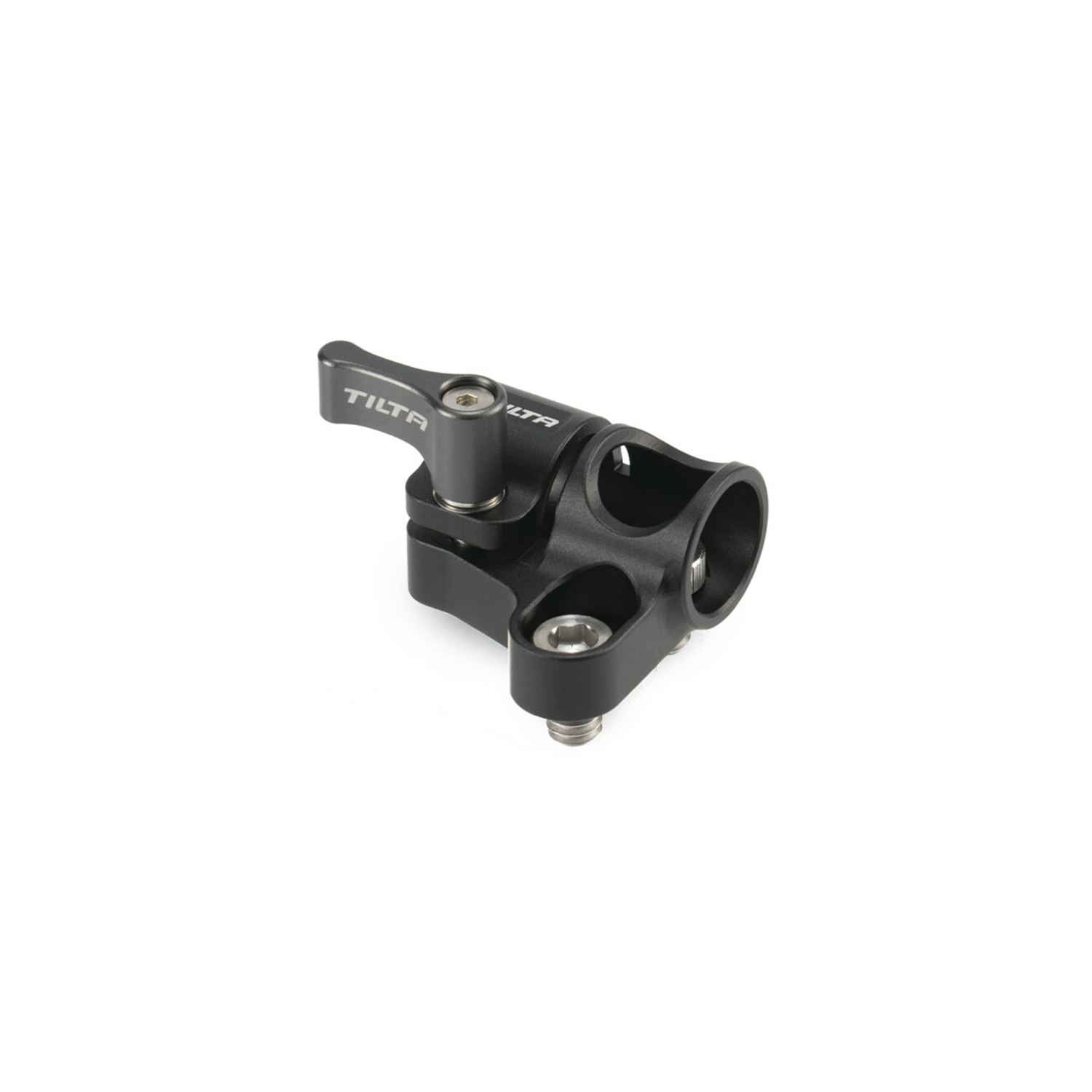 15mm Rod Holder to Dual 1/4"-20 Adapter - Black