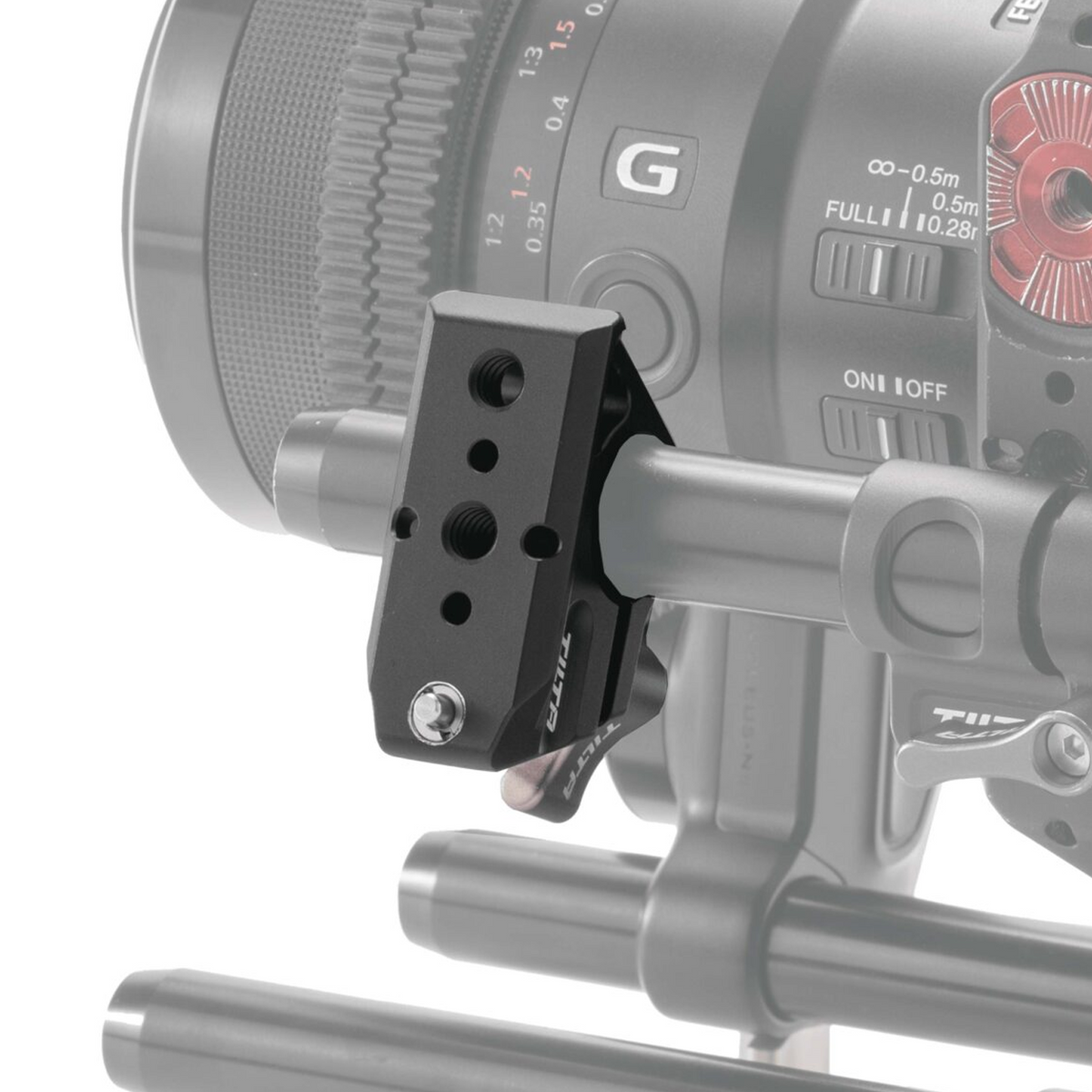 Tilta 15mm Rod Holder to NATO Rail Attachment - Black