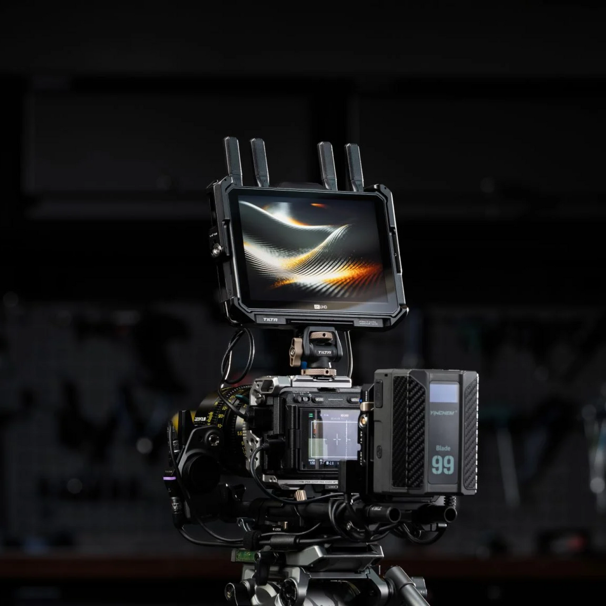 Tilta Monitor Cage for Hollyland Pyro 7 Ultra - Black