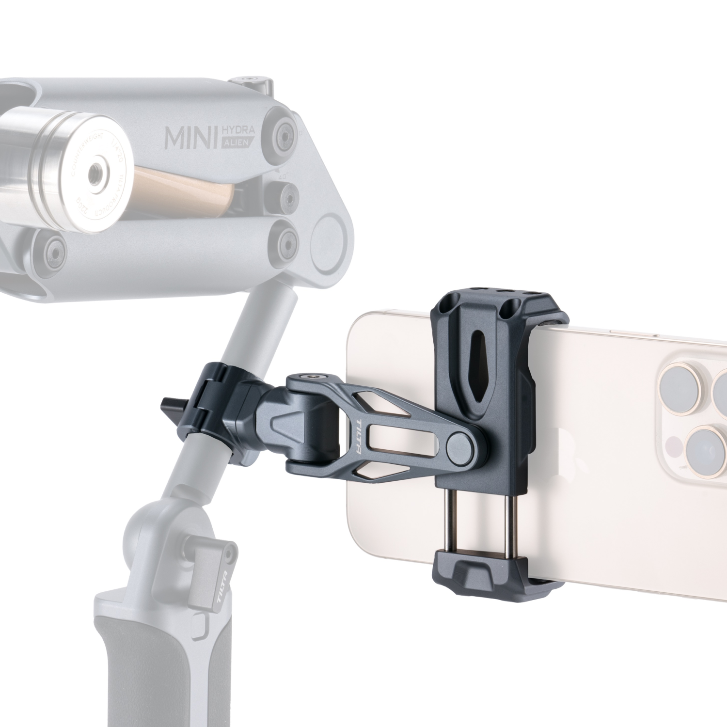 Tilta Rotatable Phone Mounting Bracket V2 (15mm) – Titanium Grey
