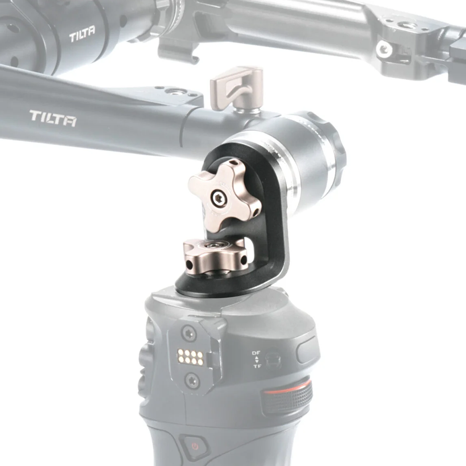 Tilta Right Angle Rosette Adapter to 1/4"-20 with Locating Pins - Black
