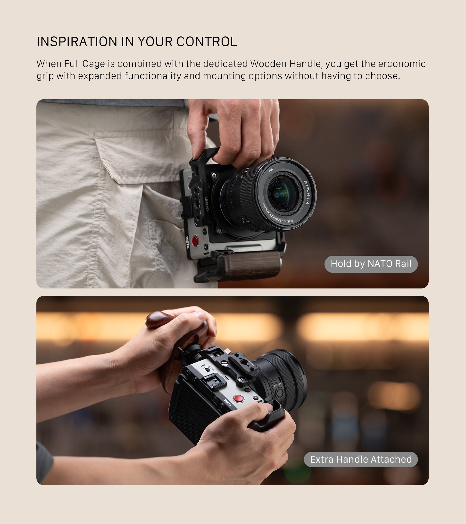 Full Camera Cage for Kinefinity Vista - Black feature