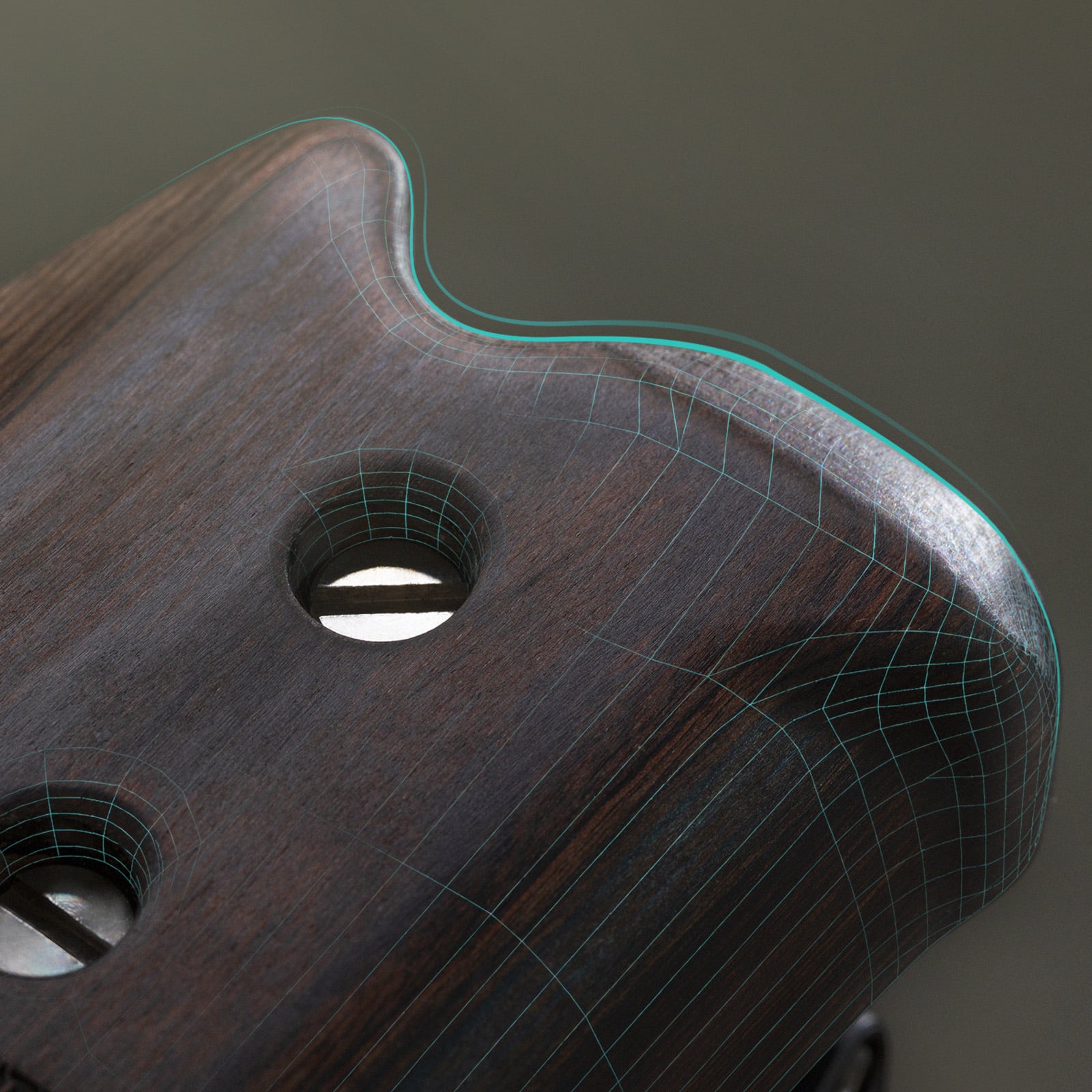 Wooden Handle Side Plate Kit for Kinefinity Vista - Black feature