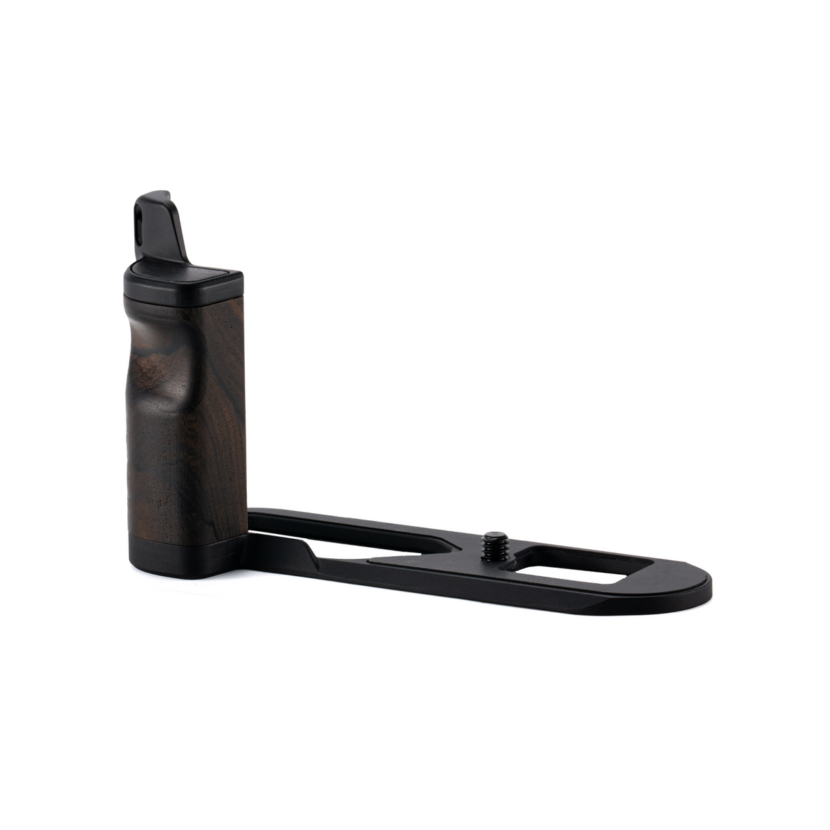 Mounting Baseplate with Wooden Grip for Leica Q3 Black