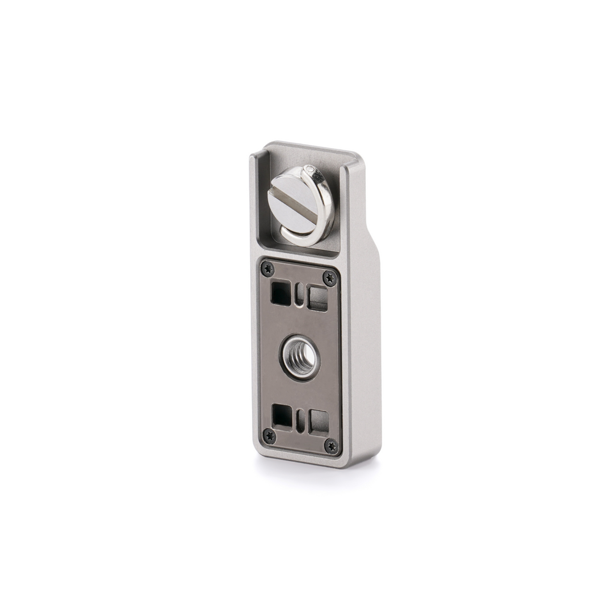 Horizontal Mounting Plate for Insta360 X5 Camera Cage – Titanium Grey