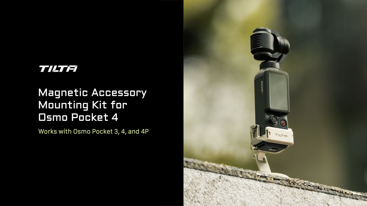 Magnetic Accessory Mounting Kit for Osmo Pocket 4 - Titanium White