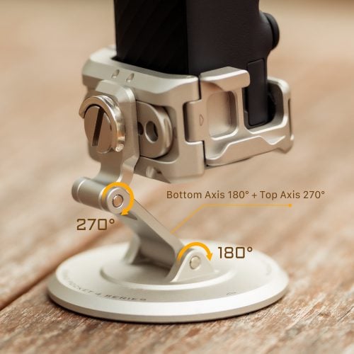 Magnetic Accessory Mounting Kit for Osmo Pocket 4 - Titanium White