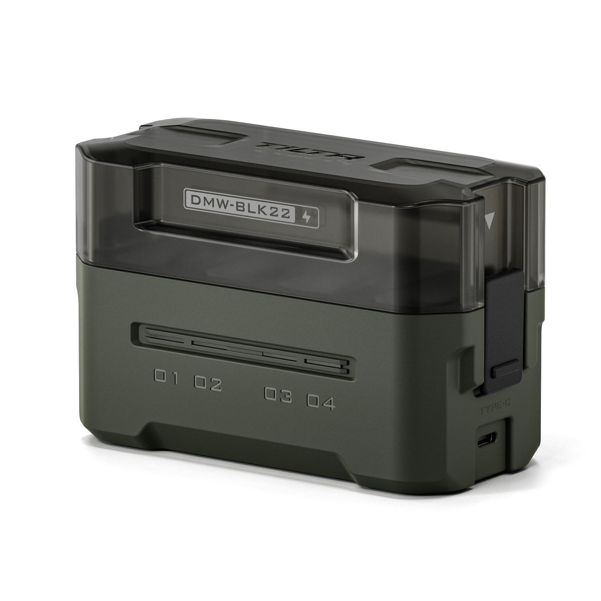Tilta Portable Charging Station for Panasonic DMW-BLK22 Battery (4 Channel) – Green