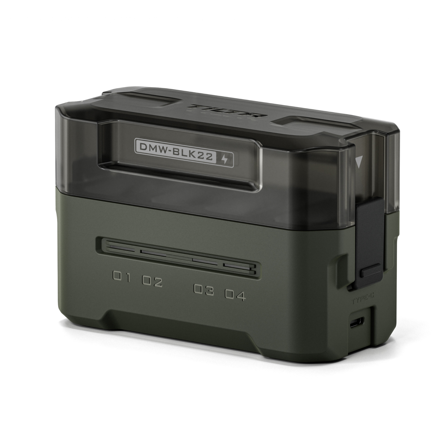 Tilta Portable Charging Station for Panasonic DMW-BLK22 Battery (4 Channel) – Green