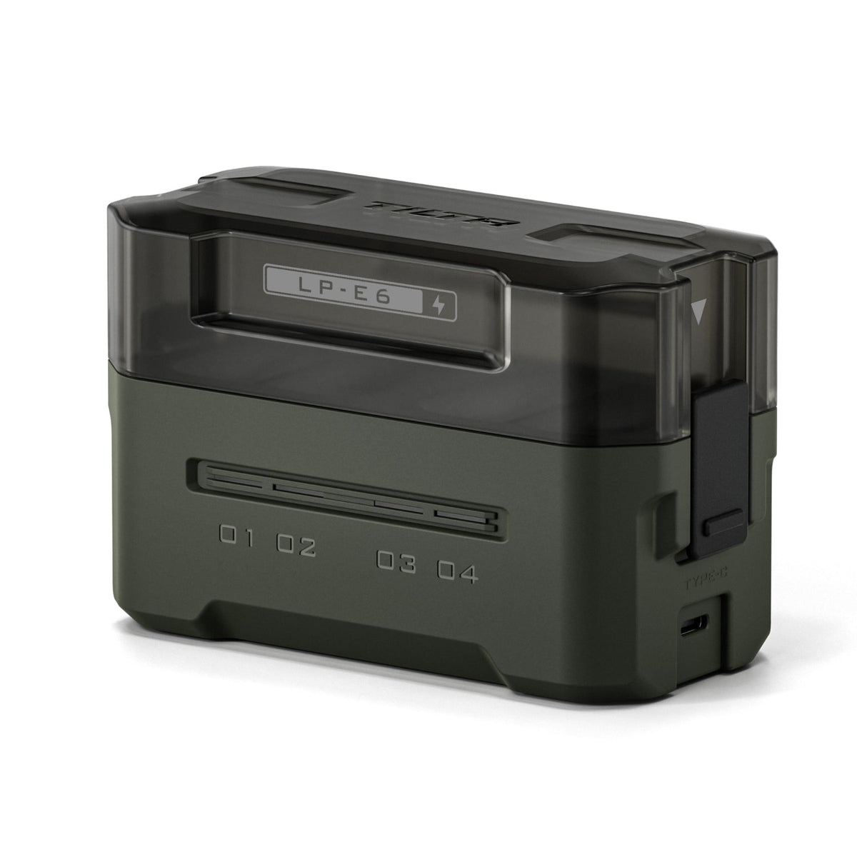 Tilta Portable Charging Station for Canon LP-E6 Battery (4 Channel) – Green