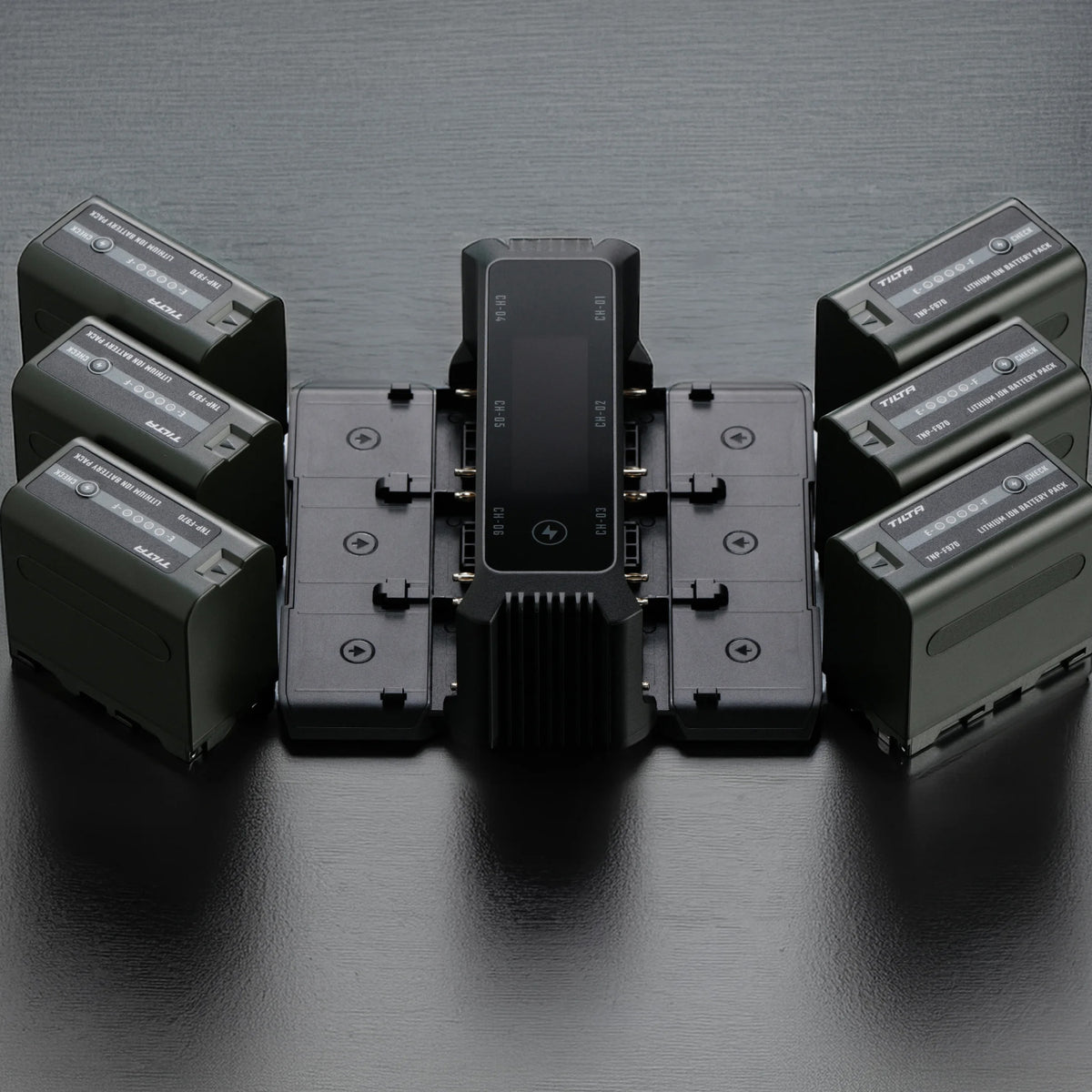 Foldable Charging Station for L-Series/NP-F Battery