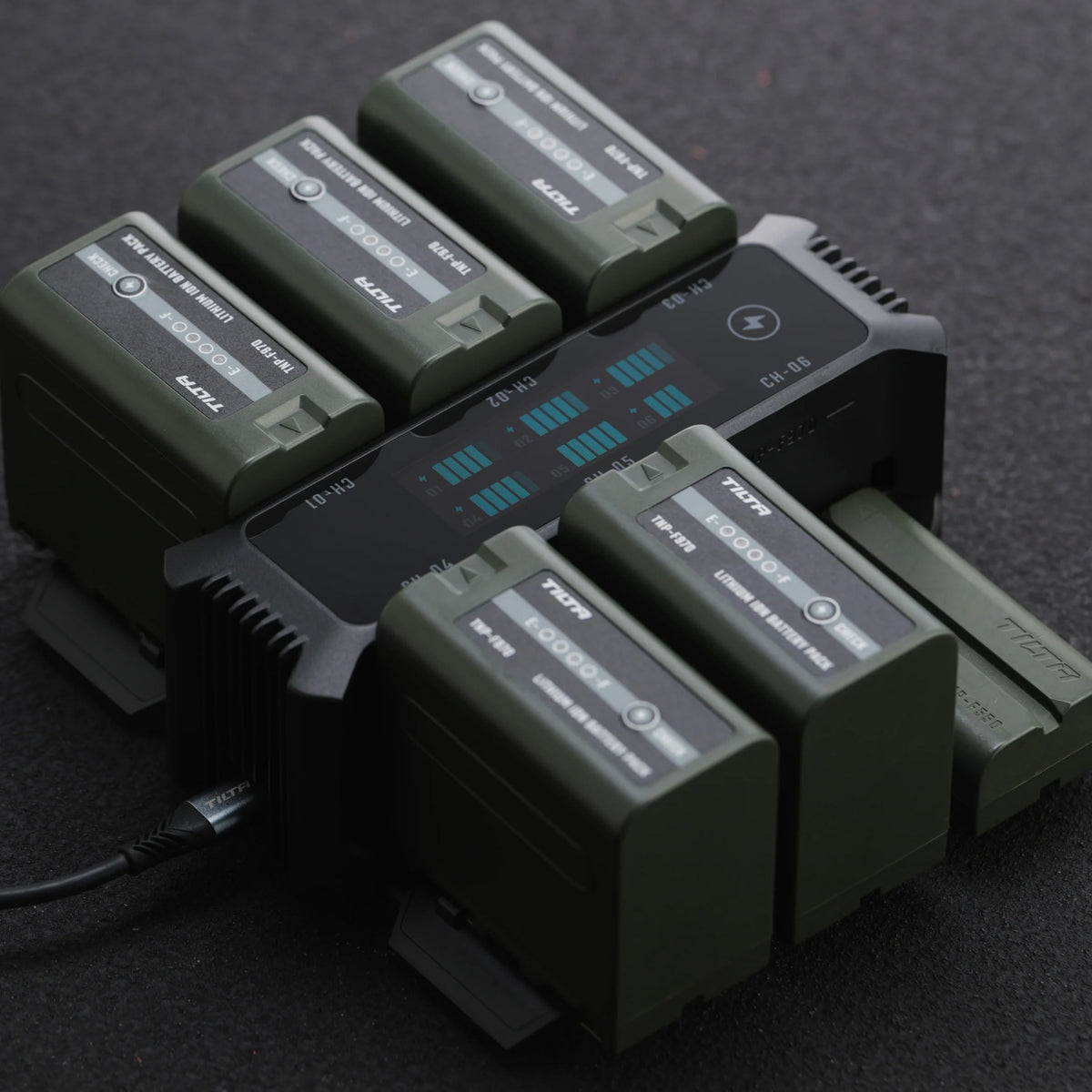 Foldable Charging Station for L-Series/NP-F Battery