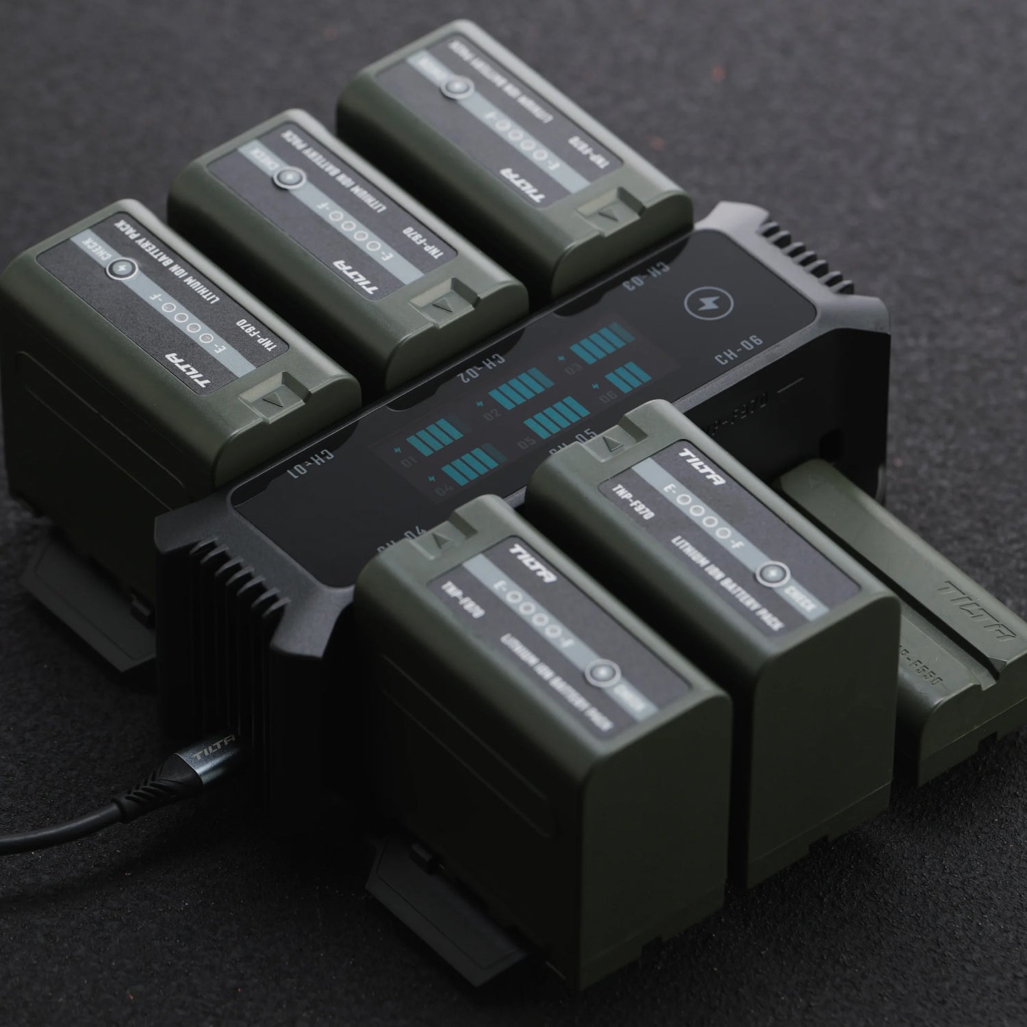 Foldable Charging Station for L-Series/NP-F Battery