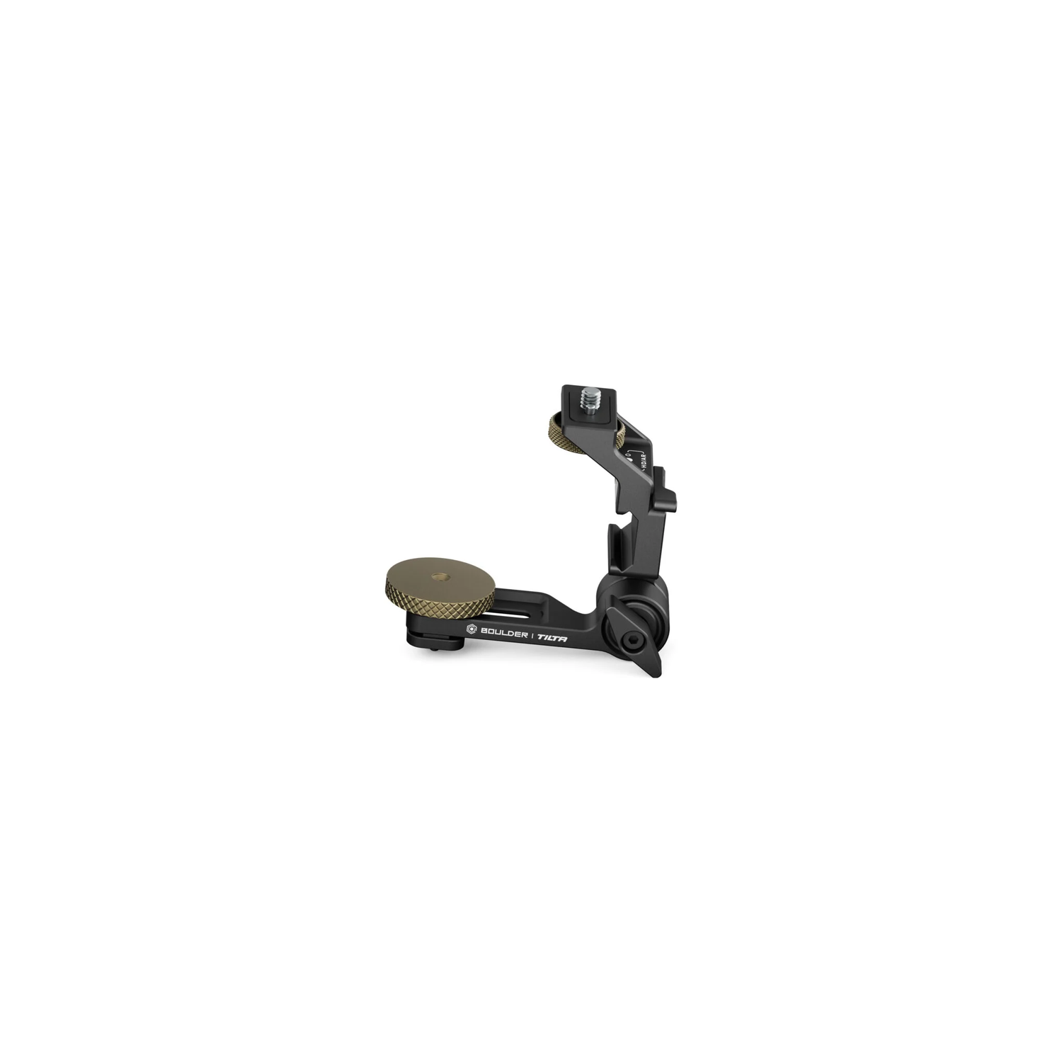 Dual Accessory Mounting Bracket for Boulder Camera Cart – Black
