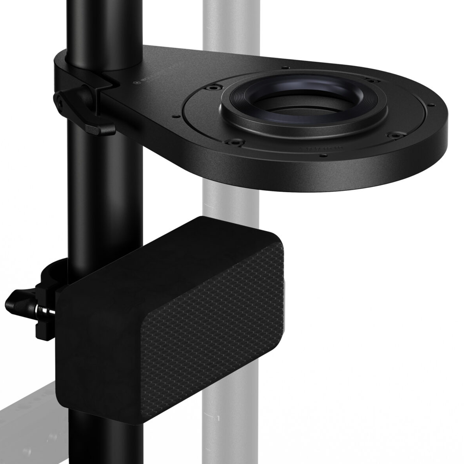 Fluid Head and Steadicam Mounting Kit for Boulder Camera Cart – Black