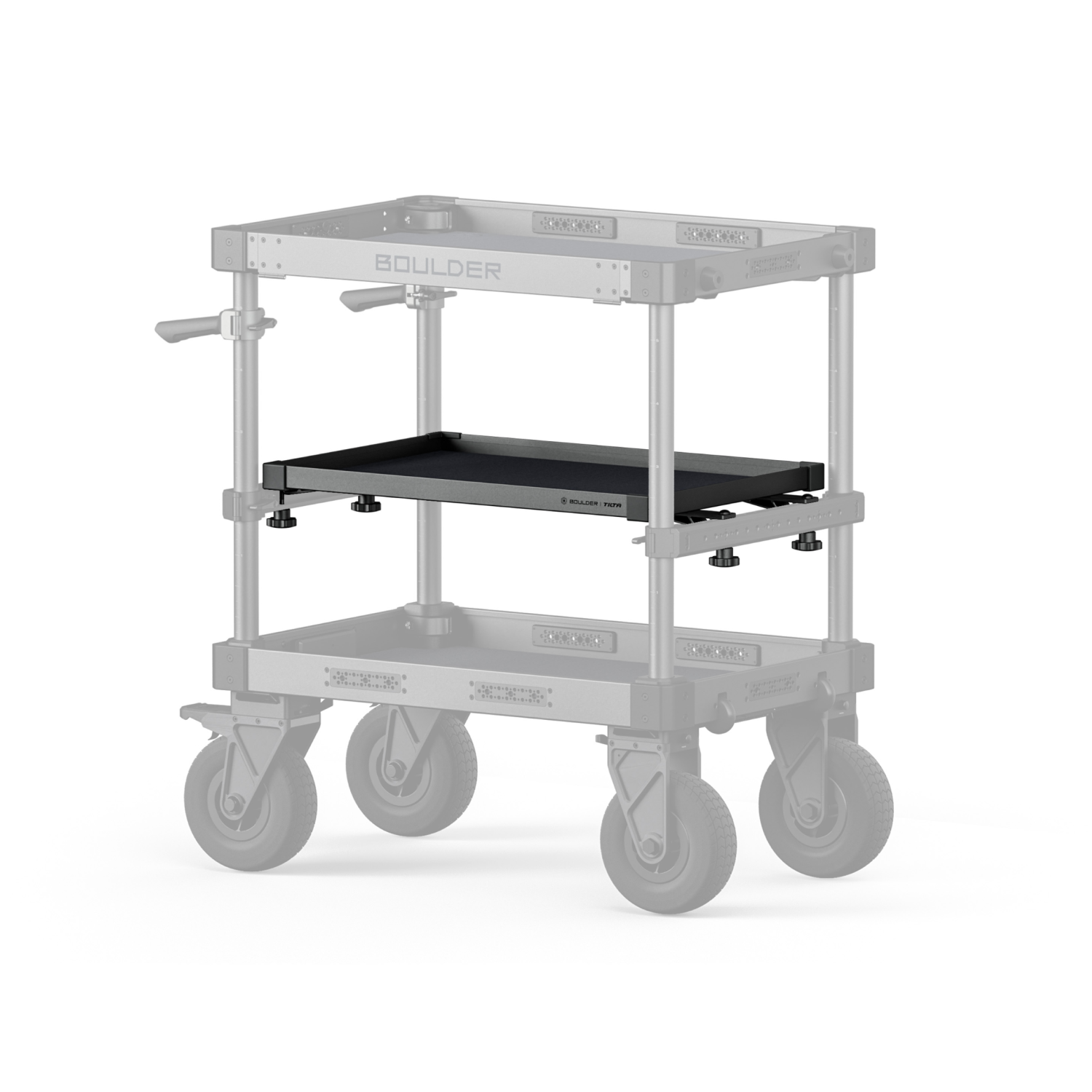 Mid Level Tray for Boulder Camera Cart – Black
