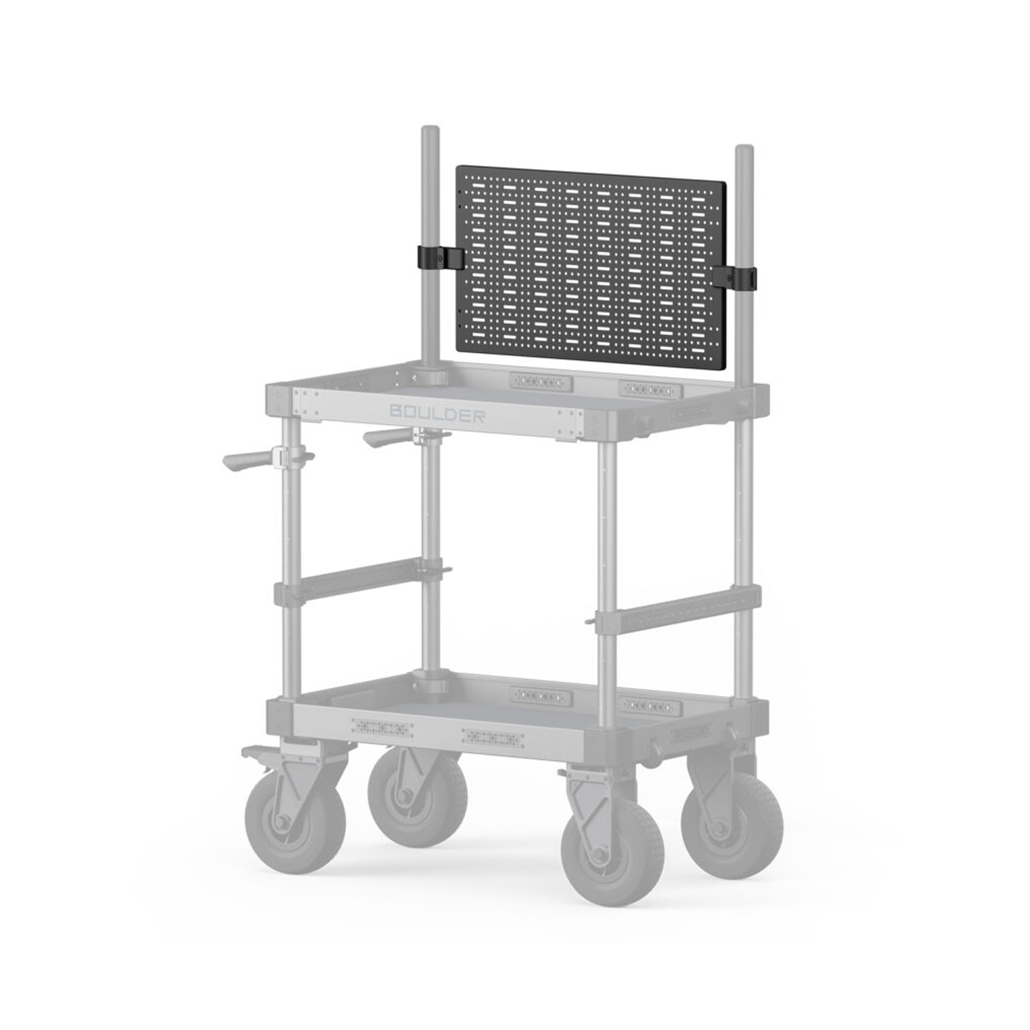 Metal Pegboard for Boulder Camera Cart - Black