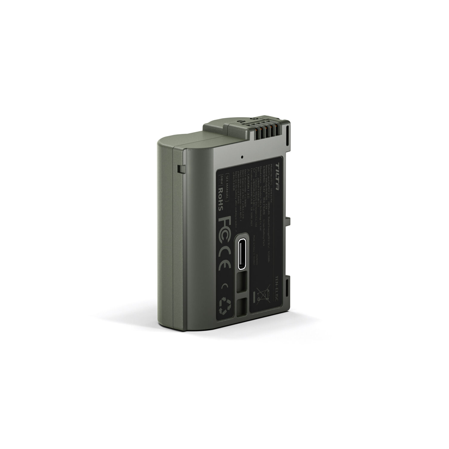 Tilta EN-EL15C Battery with USB-C Input (2400mAh) for Nikon Cameras – Green