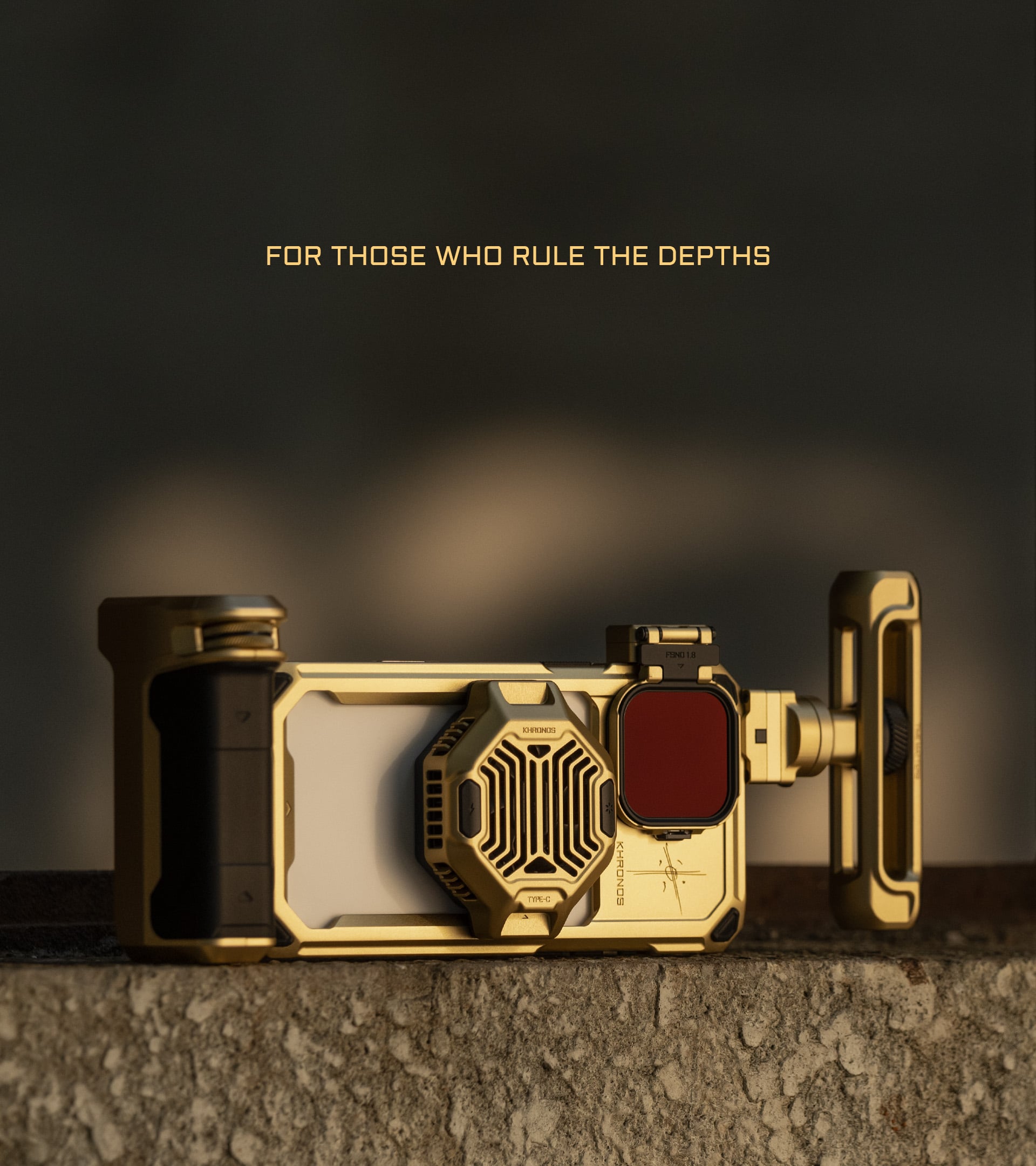 Khronos x On the Roam iPhone 16 Pro/Pro Max Case - Gold feature image