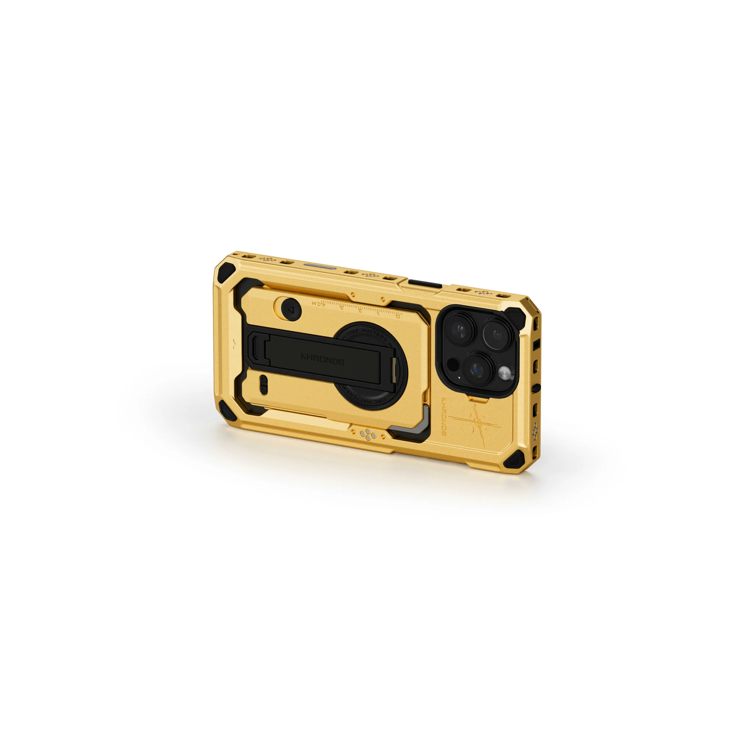 Khronos x On the Roam iPhone 16 Pro/Pro Max Case - Gold