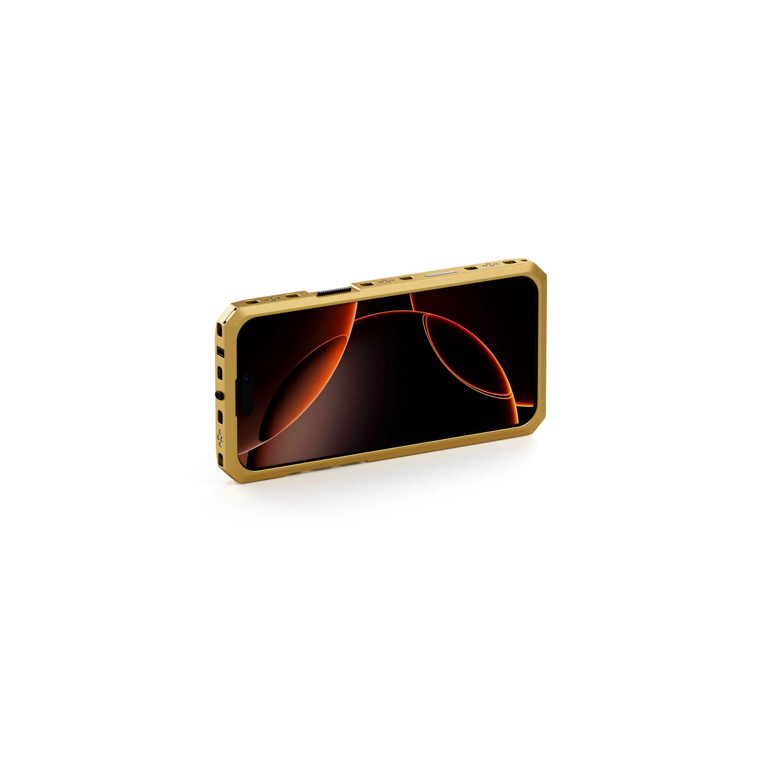 Khronos x On the Roam iPhone 16 Pro/Pro Max Case - Gold