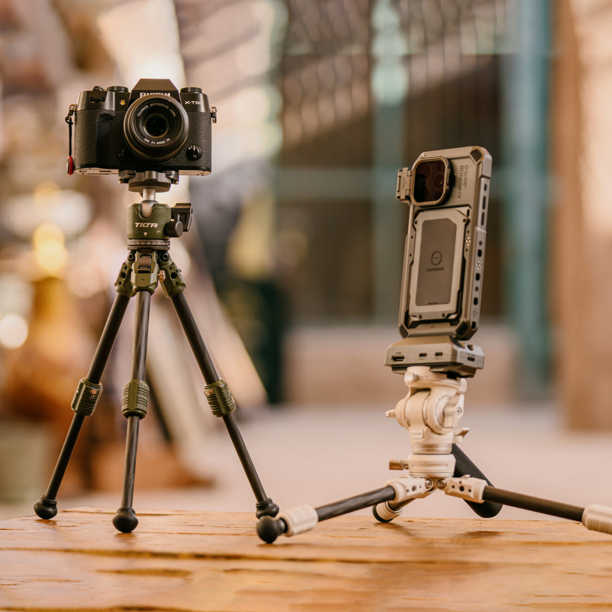 Tilta BT03 Tabletop Ball Head with 1-Stage Carbon Fiber Tripod Legs (3KG)