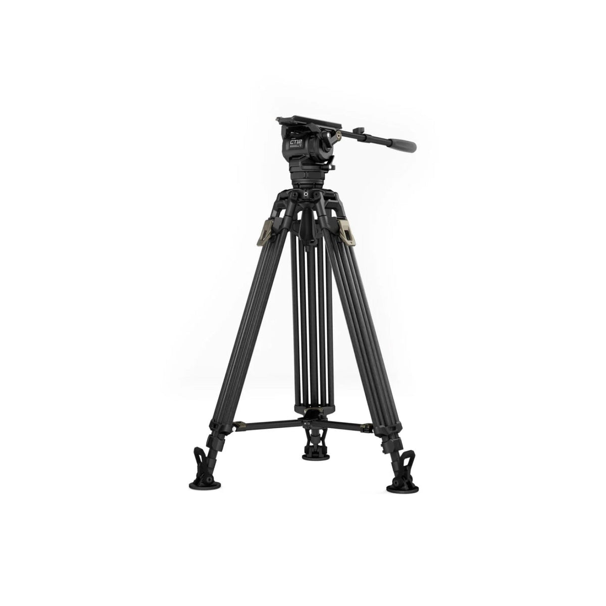 Tilta CT12 75mm Cine Fluid Head with 2-Stage One Touch Carbon Fiber Tripod Legs (12KG)