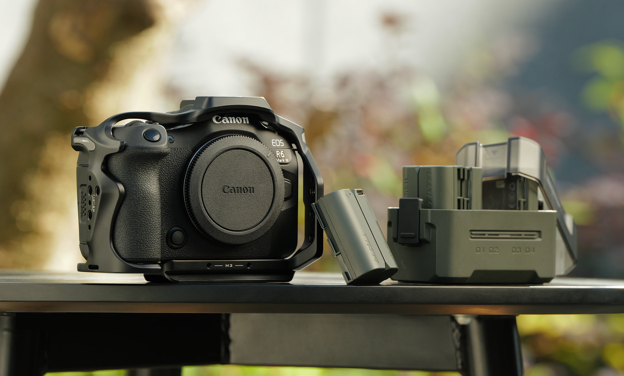 Full Camera Cage for Canon R6 Mark III – Black