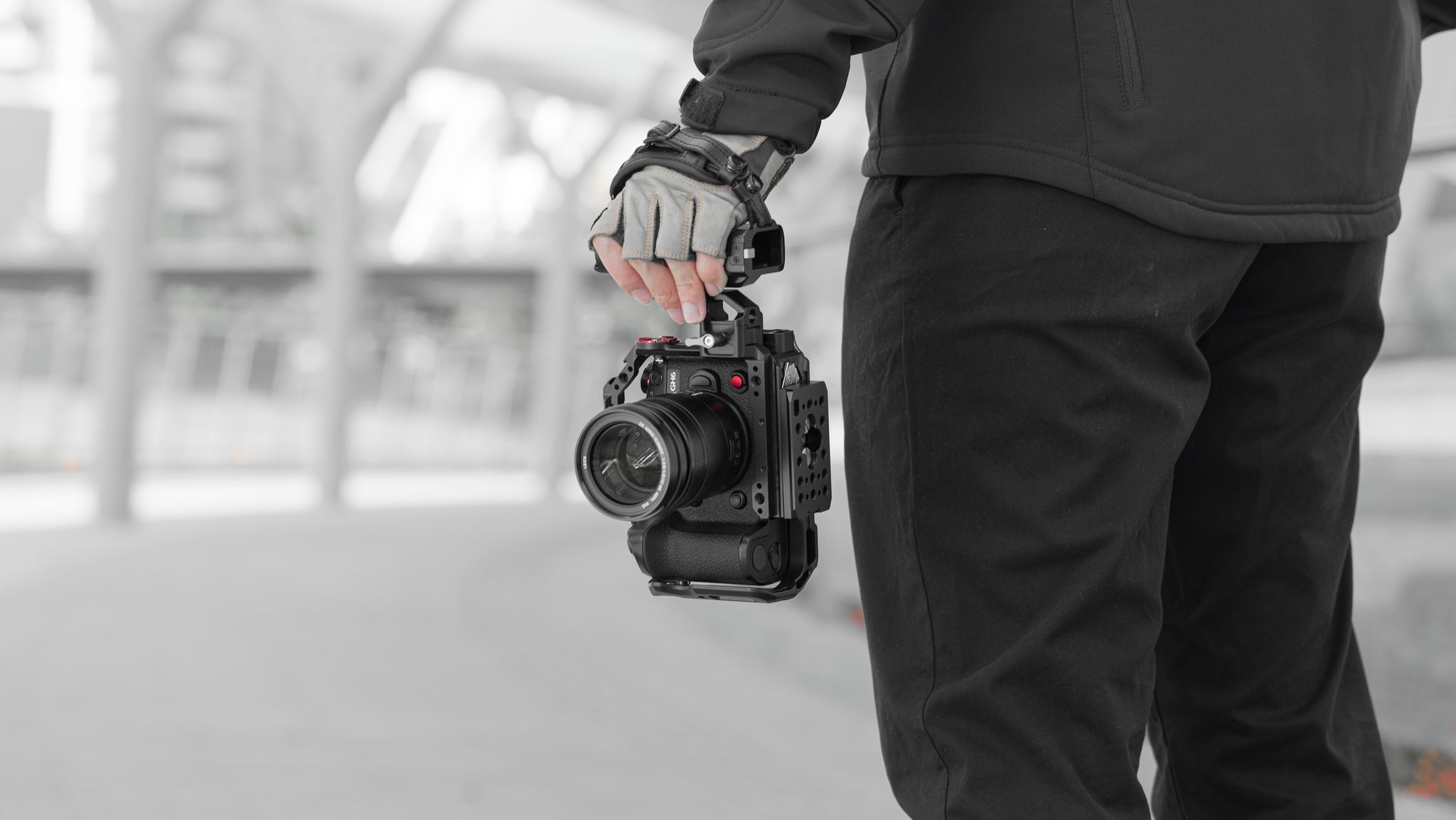 Camera Cage for Panasonic GH6 Basic Kit - Black