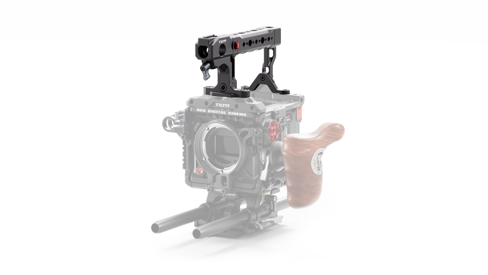 Foldable Top Handle for RED KOMODO-X - Black