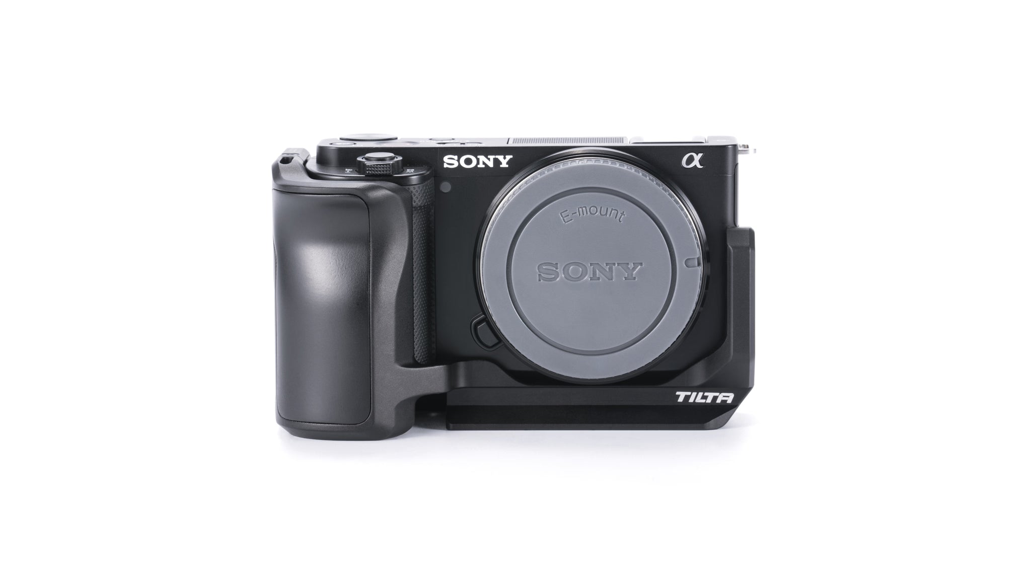 L-Bracket Mounting Plate for Sony ZV-E10 - Black