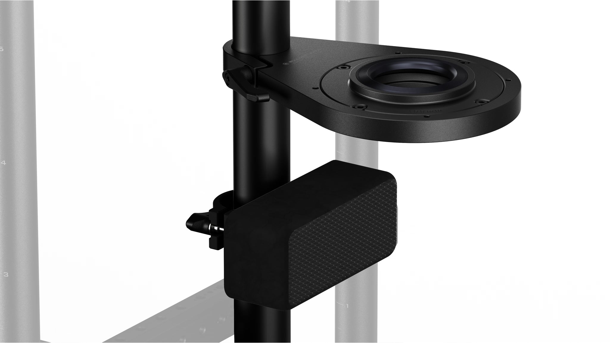 Fluid Head and Steadicam Mounting Kit for Boulder Camera Cart – Black