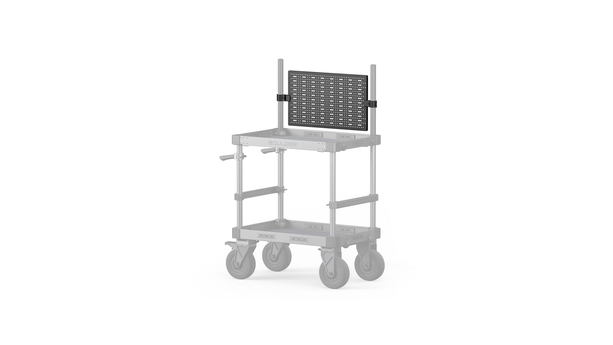 Metal Pegboard for Boulder Camera Cart - Black