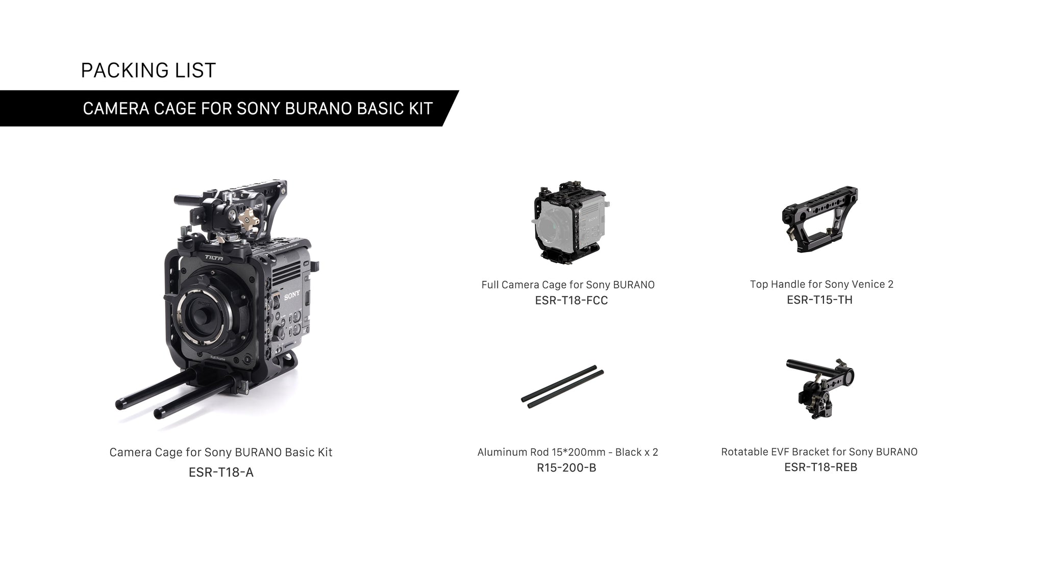 Camera Cage for Sony BURANO Basic Kit